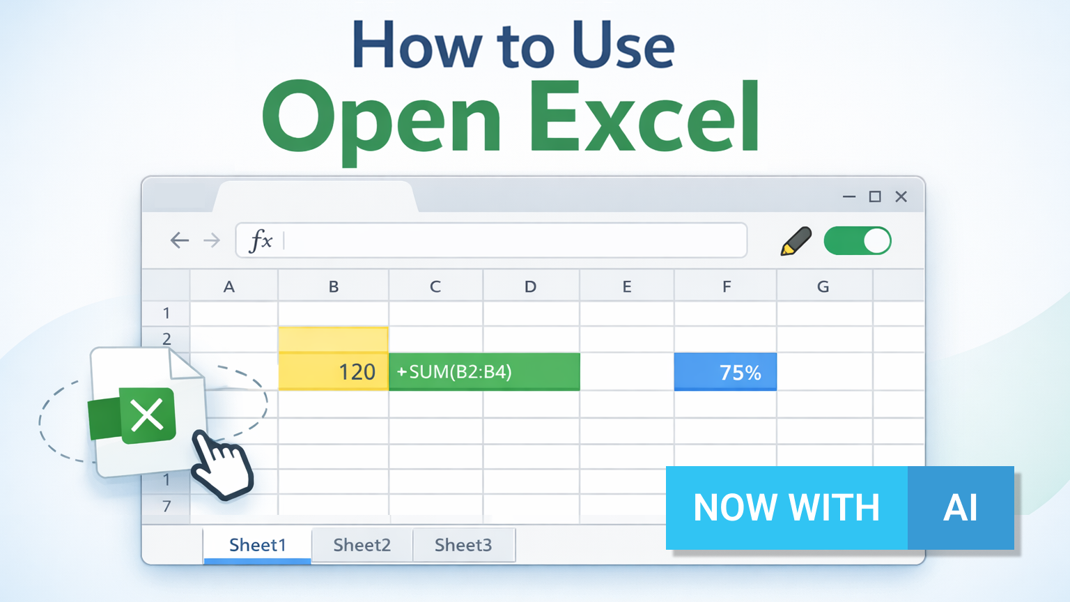 How to Use OpenExcel video guide